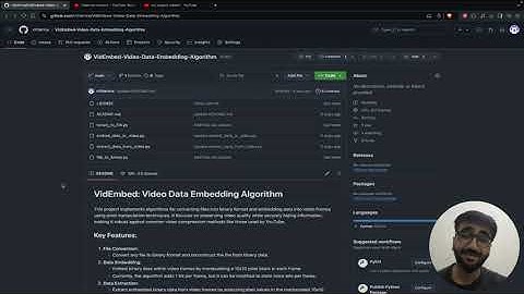 VidEmbed: Video Data Embedding Algorithm