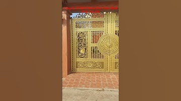 Mẫu cửa cổng nhôm đúc