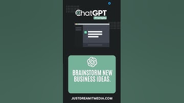 ChatGPT Prompts - Brainstorm New Business Ideas