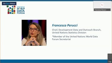 UNWDF Webinar: Information session: 2020 Virtual United Nations World Data Forum