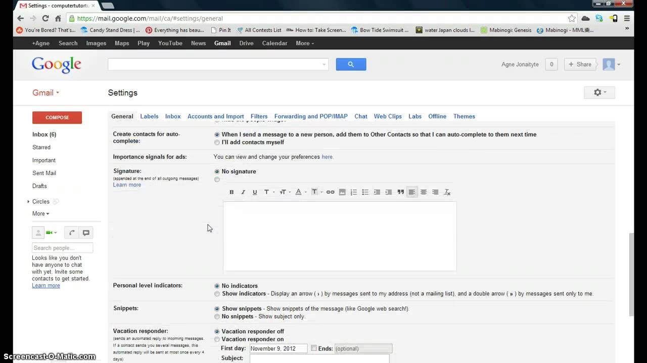 How To Set Up Auto Reply In Gmail YouTube