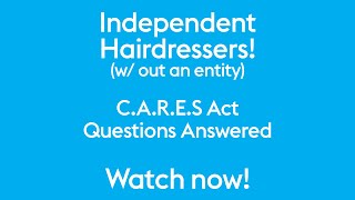 Self Employed Hairdressers Without an Entity! PPP Loan Info Here by Hairstory 9,420 views 4 years ago 10 minutes, 49 seconds