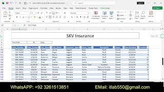 Exp22_Excel_Ch04_Cumulative - Insurance Claims 1.1 | Excel Chapter 4 Cumulative - Insurance Claims