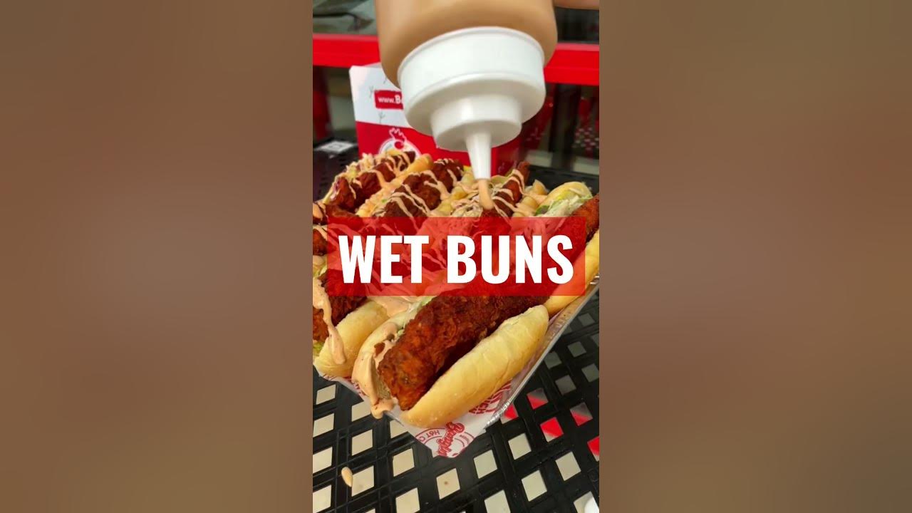 WET BUNS WITH SAUCE shorts YouTube