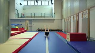 Forward roll with strudlle support position-frontal video