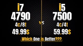 i7 4790 Vs i5 7500 | Which One is Better?? | 11 Games Tested