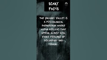 The Uncanny Valley: Fear of the Almost-Human #shorts #scary #facts #horrorstories #mentalhealth