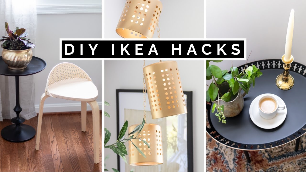 DIY IKEA HACKS AFFORDABLE IKEA HOME DECOR HACKS 2021