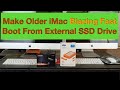 Boot Mac OS From External SSD HD Enclosure on Older iMac