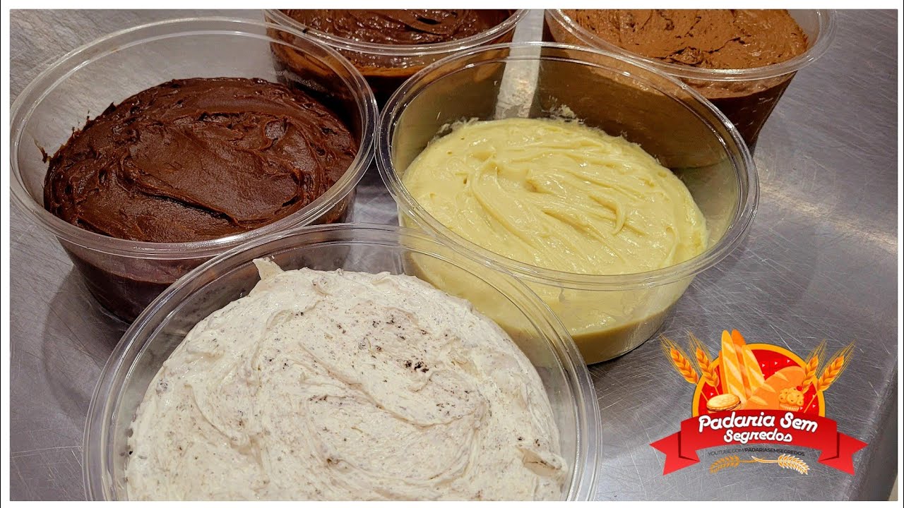 Recheios para bolos, NEGRESCO, 4 leites, Chocolate Alpino, Brigadeiro, Creme Paris