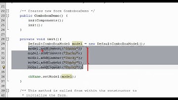 Bài 14 Java Swing: Combobox 1