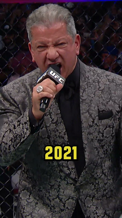 Bruce Buffer throughout the years! 🔥 #ufc