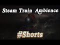 Slow Steam Train In Wind Rain &amp; Thunder Ambience #YouTubeShorts  #Shorts