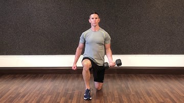 Half Kneeling Single Arm Bicep Curl