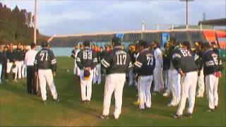 ソフトバンクホークス 春季キャンプ A組選手球場入り 20110223