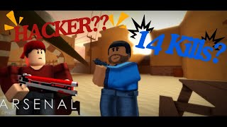 Killing People In Roblox-Arsenal. Kills? Hacker?.