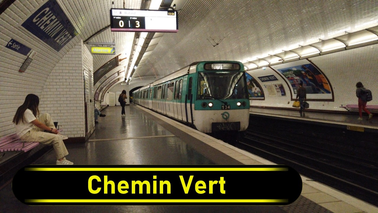 Metro Station Chemin Vert - Paris 🇫🇷 - Walkthrough 🚶