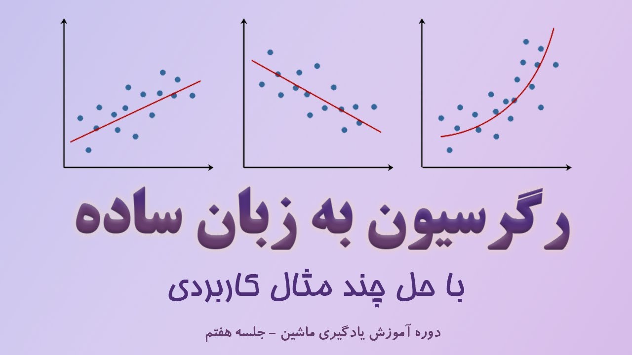 آموزش یادگیری ماشین 7 - آشنایی با رگرسیونهای خطی و غیر خطی با حل چند مثال کاربردی
