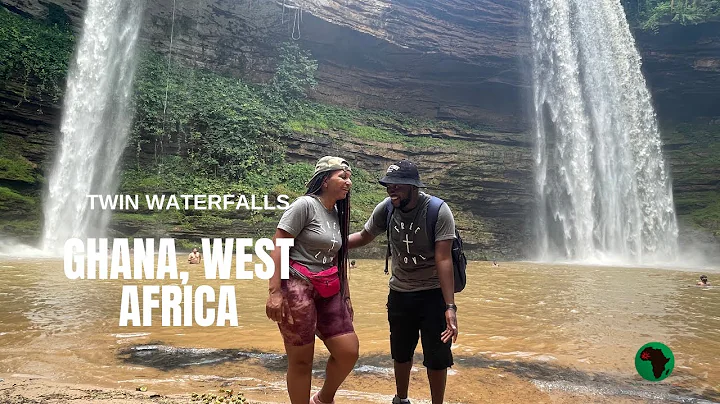 THE ONLY TWIN WATERFALLS IN GHANA, WEST AFRICA