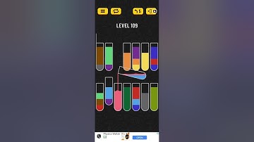 Water sort puzzle level 109