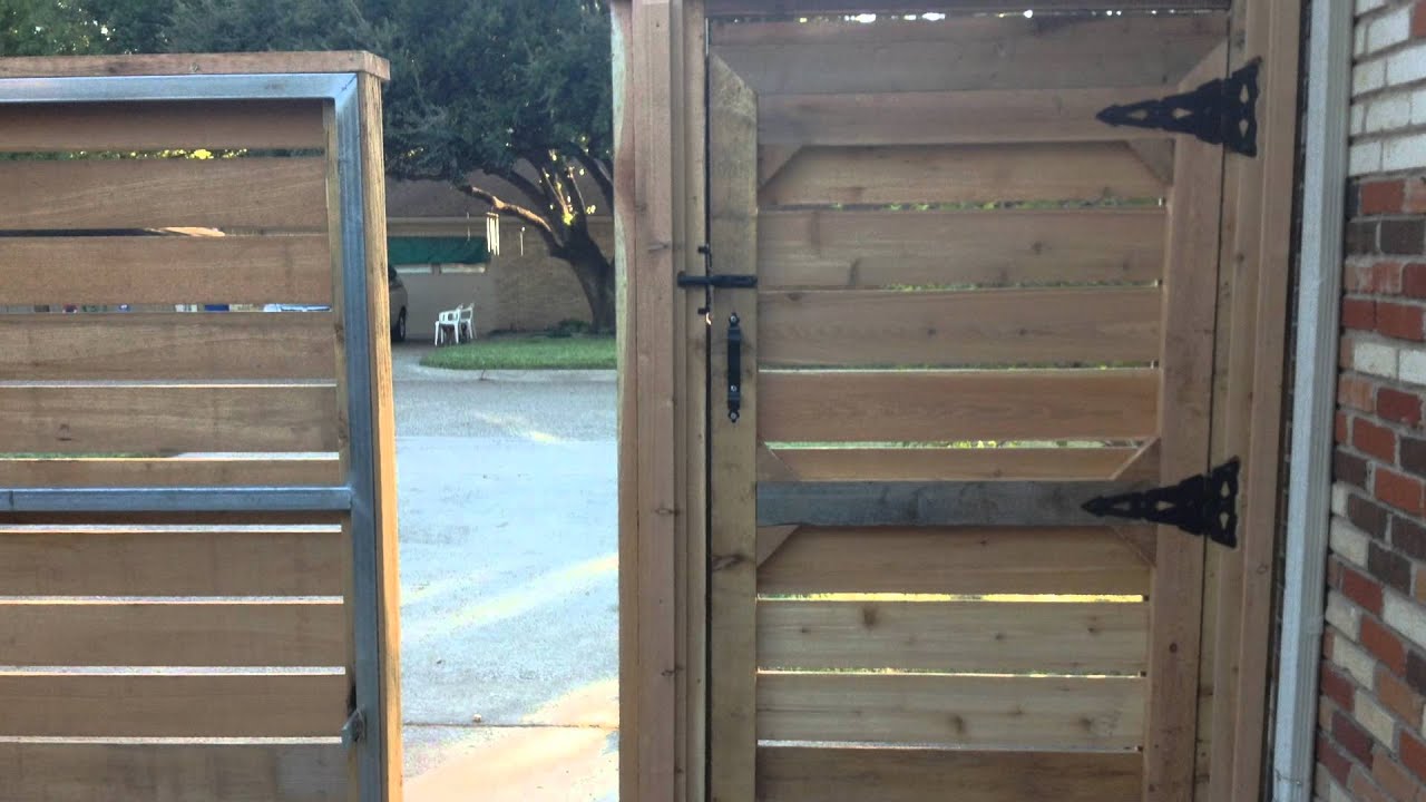 Horizontal Wood Fence Gate horizontal cedar fence - youtube Horizontal Wood Fence Gate horizontal cedar fence - youtube