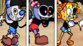 Cuphead.EXE vs Mugman.EXE vs Ms.Chalice.EXE in Triple Trouble (Comparison)