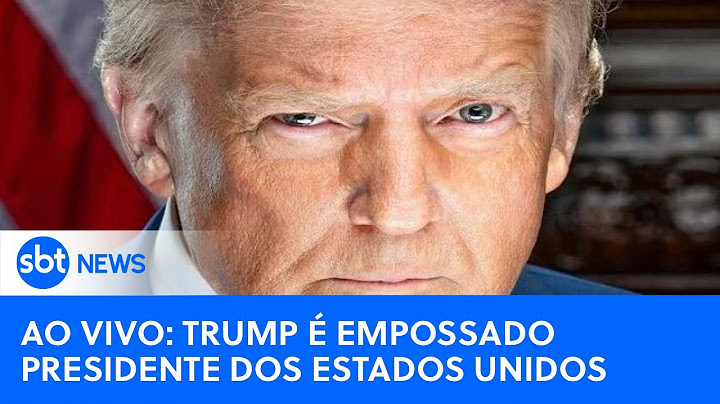 Posse de Trump: assista transmissão da cerimônia ao vivo