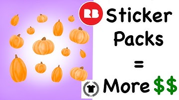 How to Add Sticker Packs for More Sales on Redbubble and TeePublic!