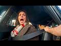 Psycho Furious Karen Tries Running Away After Brutally Crashing Truck Then Acts All Above the Law