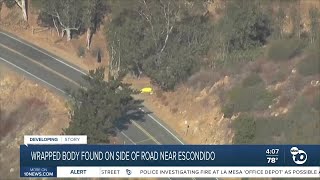 Wrapped body found near Escondido