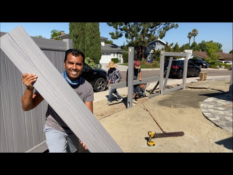 Vídeo: Cómo Construir Una Cerca De Celosía De Vinilo