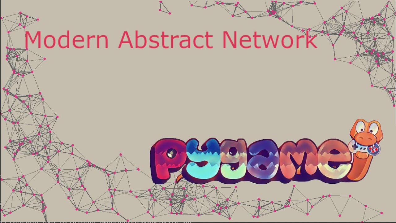 Красиво но Бесполезно Эффект абстрактной сети на Python и PyGame🐍 ...