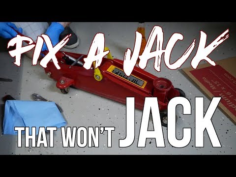 Video: Hydraulic Jack Malfunctions: What To Do If The Rolling Jack Does Not Hold Or Lift Under Load? Why Don't Bottle Jacks Rock?