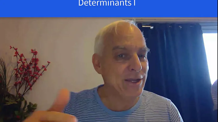 Determinants I | Linear Algebra MATH1141 | N J Wildberger