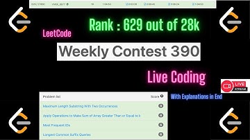 Weekly Contest 390 || LeetCode || Live Solution|| JAVA || Hindi Explanation ||