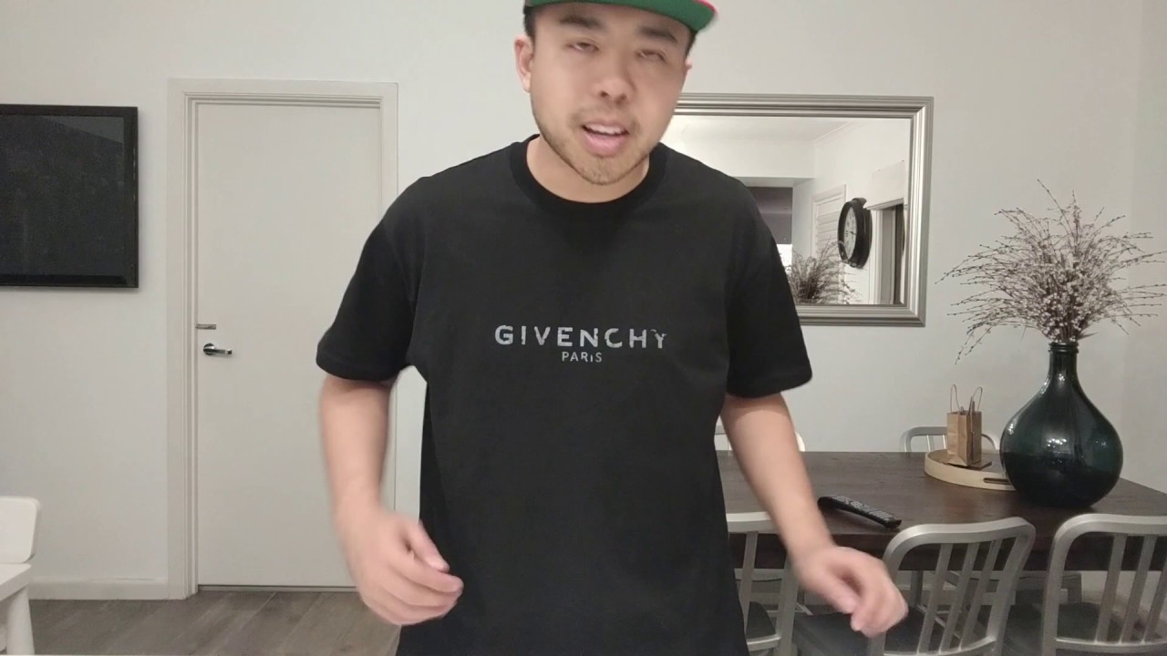 Givenchy Tshirt - Review and Fit - YouTube
