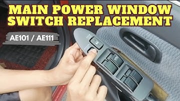 HOW TO REPLACE THE POWER WINDOW SWITCH | AE101/AE111 TOYOTA COROLLA
