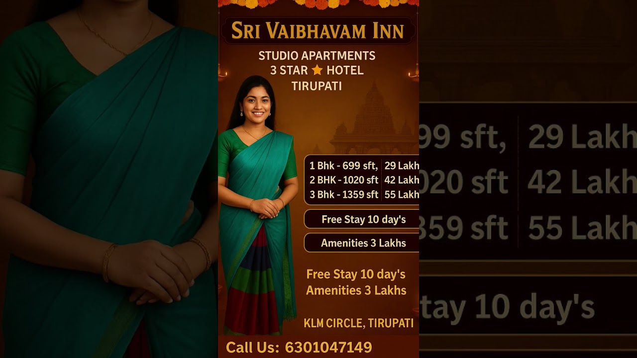 Commercial Studio Apartments in Tirupati 