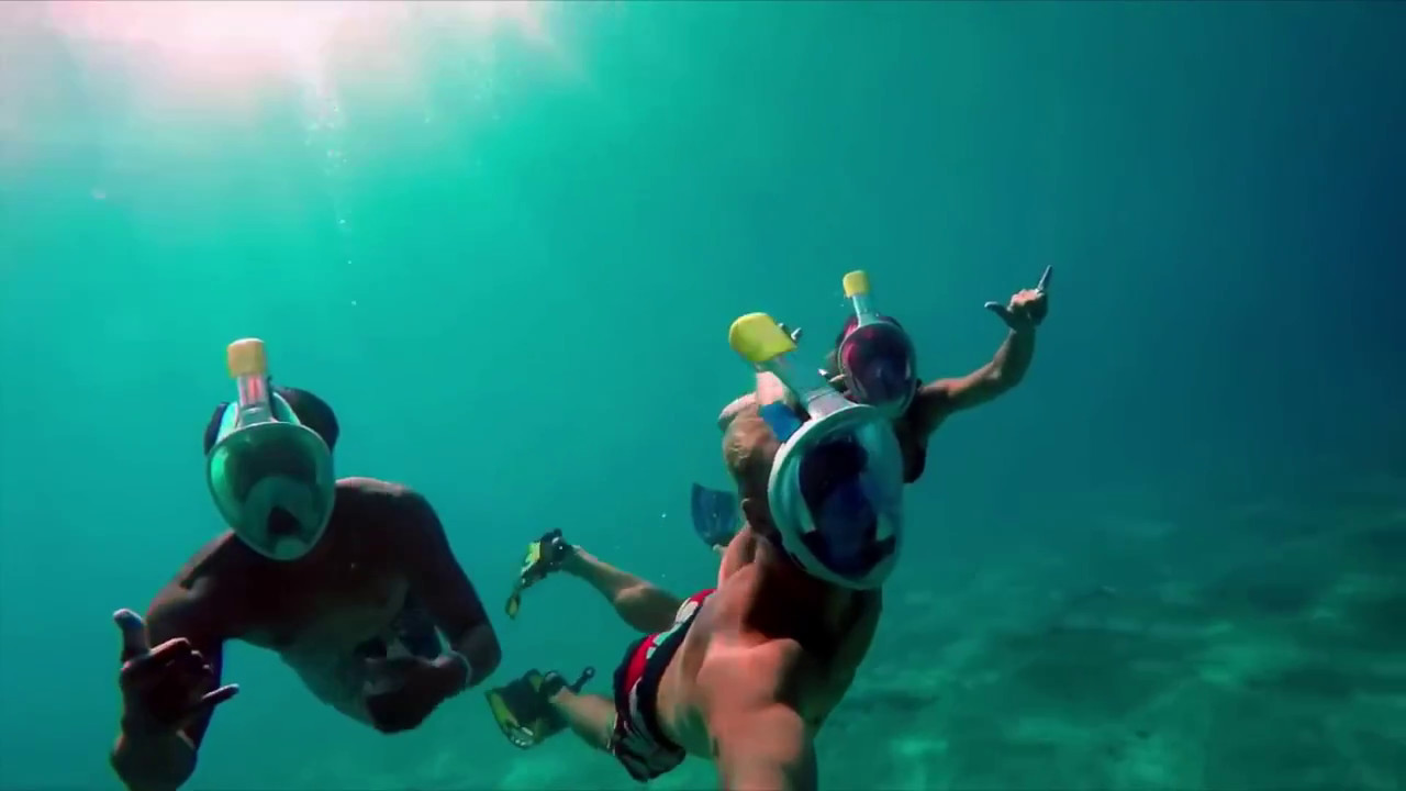 The FreeBreather Full Face Snorkel Mask - Takes Snorkeling To a Whole ...