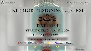 Interior Designing Course in Telugu | 4th Batch | The Theme Interiors
