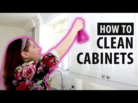How to Clean Kitchen Cabinets (Clean My Space)
