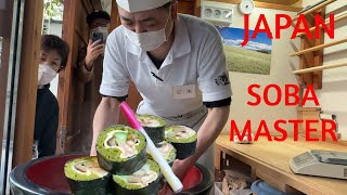 SOBA MASTER CHEF, JAPAN: Popular Japanese Restaurant! Handcrafted Noodles! Matcha Sushi!