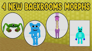 UPDATE 200 🐸 - How to Find ALL 4 NEW BACKROOMS MORPHS In Find The Backrooms Morphs