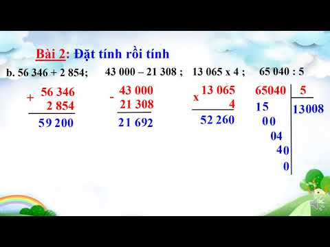 TOÁN 4 TUẦN 1 TIẾT 3 ÔN TẬP CÁC SỐ ĐẾN 100 000 tt