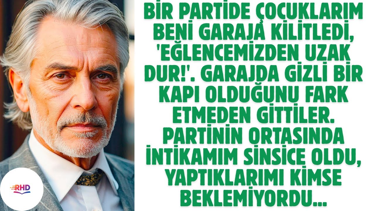 PARTİDE, ÇOCUKLARIM BENİ GARAJA KİLİTLEDİ: “OTUR VE EĞLENMEMİZE ENGEL OLMA!”