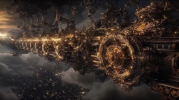 Gears on the Airship | Steampunk World | Ai short Film
