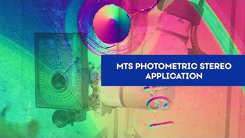 Photometric stereo application by MTS
