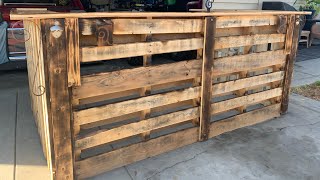 Building a pallet bar /Surprising El viejon on thanksgiving