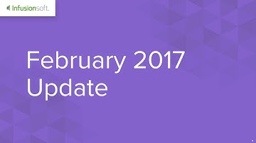 February 2017 Product Update