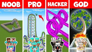 Minecraft NOOB vs PRO vs HACKER vs GOD - FAMILY ROLLER COASTER HOUSE BUILD CHALLENGE by Scorpy 2,876 views 1 month ago 38 minutes
